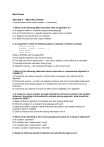 Mock Exam: Algorithms & Pseudocode
