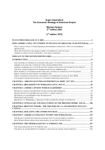 Super Imperialism: US Economic Strategy & Empire