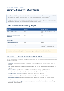 CompTIA Security+ SY0-701 Study Guide