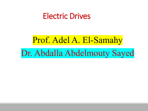 Electric Drives: DC Motor Control & Power Converters