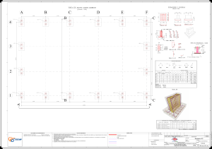Plano Estructural para Tinglado de Quimicos - Proyecto RMS-X2