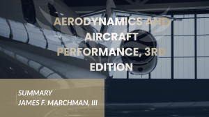Aerodynamics and Aircraft Performance 3rd Ed Summary