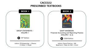 CACC022 Prescribed Textbooks: Group Statements & GAAP Handbook
