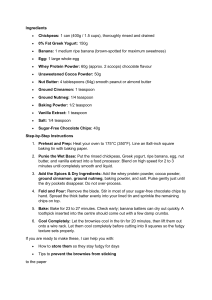 Protein-Packed Brownie Recipe