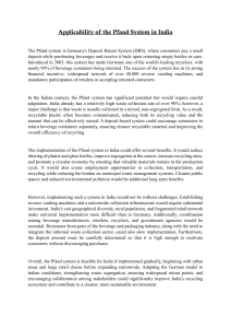 Pfand System in India: Applicability & Challenges
