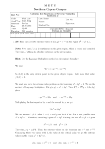 METU Math 120 Midterm 2: Multivariable Calculus Exam