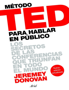 M&eacute;todo TED para Hablar en P&uacute;blico