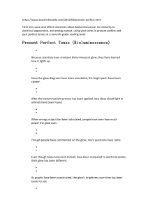Present Perfect & Past Perfect Tense Examples (Bioluminescence)