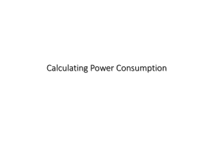 Calculating Power Consumption: Utilization & Diversity Factors