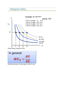 Marginal Utility in Microeconomics: Diminishing MU & Consumer Choice
