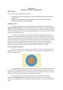 Chapter 5: Regional Trade Agreements