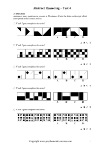 [Abstract Reasoning] Test 4