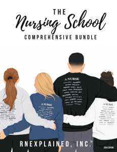 The Nursing School Comprehensive Bundle 2024