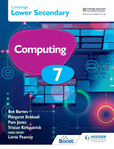 Cambridge Lower Secondary Computing 7 Textbook