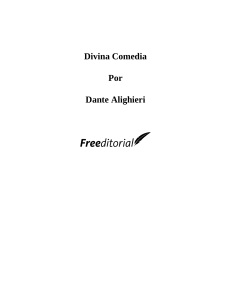 Divina Comedia de Dante Alighieri: Infierno y Purgatorio