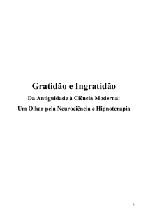 Gratid&atilde;o e Ingratid&atilde;o: Da Antiguidade &agrave; Ci&ecirc;ncia Moderna
