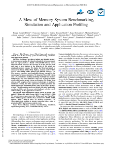 A Mess of Memory System Benchmarking Simulation and Application Profiling