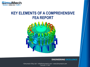 Key Elements of a Comprehensive FEA Report