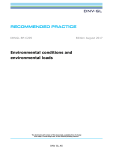 DNVGL-RP-C205: Environmental Conditions & Loads