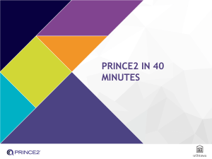 PRINCE2 in 40 Minutes: Project Management Overview