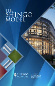 The Shingo Model: Framework for Organizational Excellence