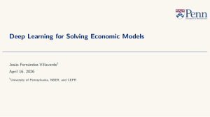 Deep Learning for Solving Economic Models