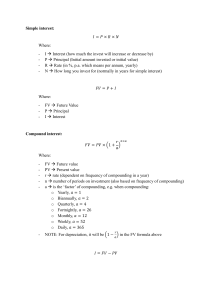 Simple and Compound Interest Formulas: Financial Math Guide