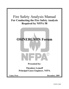 Fire Safety Analysis Manual for LP-Gas Storage Facilities