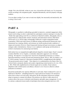 Ethnography in Marginalized Communities: Case Studies