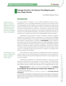 Rezago Escolar: Estrategias para Atender el Rezago