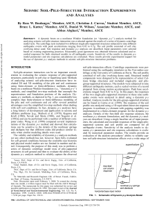 Seismic Soil-Pile-Structure Interaction Experiments and Analyses