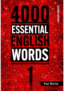 4000 Essential English Words 1 Textbook