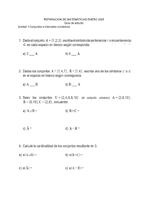 Gu&iacute;a de estudio de matem&aacute;ticas
