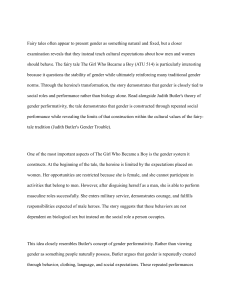 Gender Performativity in Fairy Tales: ATU 514 Analysis