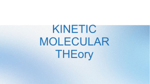 Kinetic Molecular Theory: Postulates & States of Matter