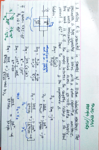 AC Circuit Impedance Problem Solution