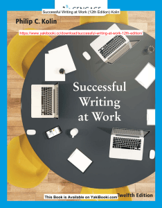 Successful Writing at Work 12th Edition Textbook