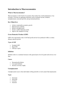 Introduction to Macroeconomics