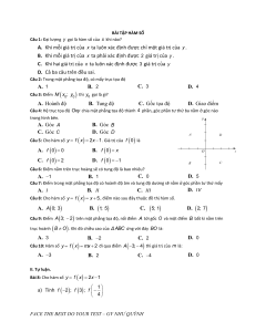 Hoja de trabajo de matem&aacute;ticas vietnamita: Ejercicios de Funciones