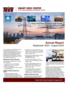 TEES Smart Grid Center Annual Report 2023-2024