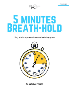 5 Minutes Breath-Hold: Dry Static Apnea Training Plan