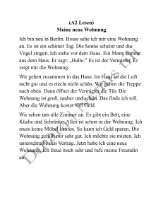 Meine neue Wohnung - Deutsche Lese&uuml;bung