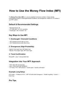 How to Use the Money Flow Index (MFI) for Trading