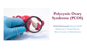 Polycystic Ovary Syndrome (PCOS) Presentation