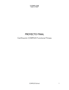 Gu&iacute;a Proyecto Final Certificaci&oacute;n COMPLEX Functional Fitness