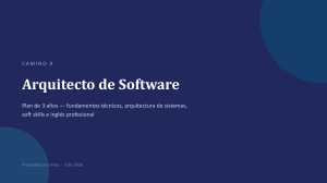 Plan de 3 a&ntilde;os para ser Arquitecto de Software