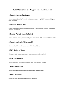 Guia Completo de &Acirc;ngulos no Audiovisual