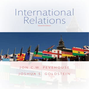 Joshua S. Goldstein  Jon C. Pevehouse - International Relations-Pearson Education 20171