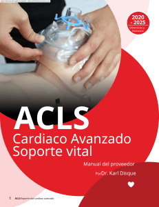Manual de ACLS 2020-2025: Soporte Vital Card&iacute;aco Avanzado