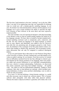 Ontologies and the Semantic Web: Technical Foreword